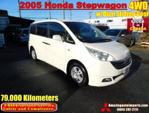 2005 Honda Stepwagon Van   4WD LOW Mileage 79km Arrived