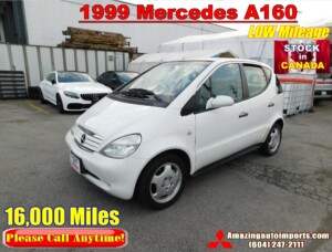 1999 Mercedes A160 LOW Mileage 16,000 Miles